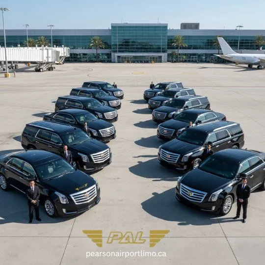 Executive sedan and SUV fleet for Binbrook airport limousine service